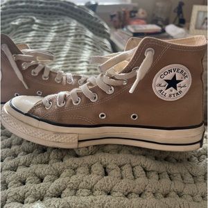 Light brown tan Chuck 70 converse